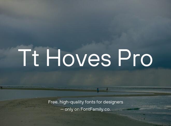 Tt Hoves Pro Font