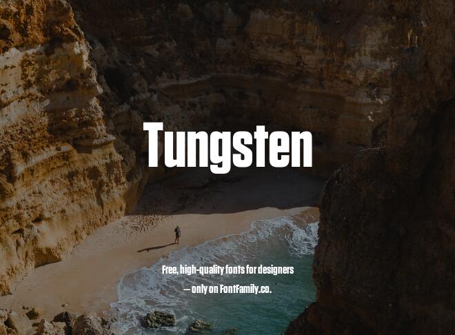 Tungsten Font