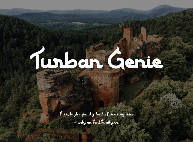 Turban Genie Font