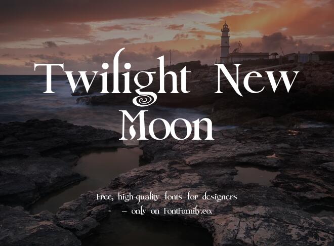 Twilight New Moon Font
