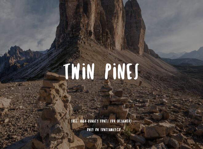Twin Pines Font