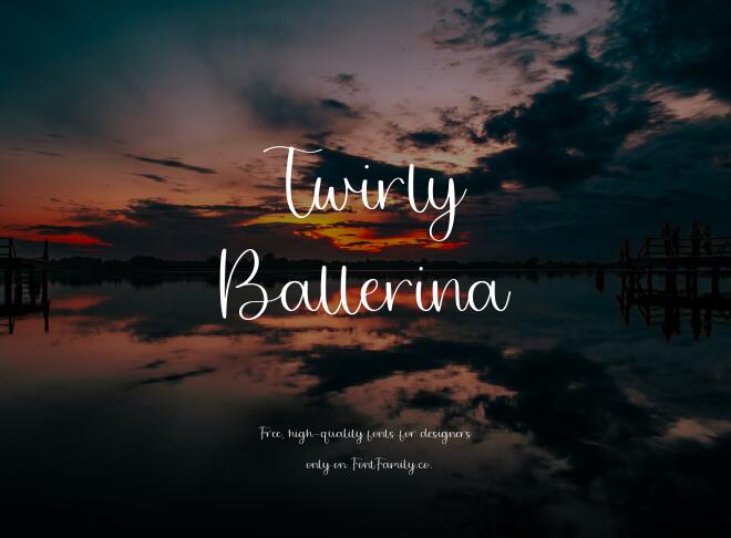 Twirly Ballerina Font