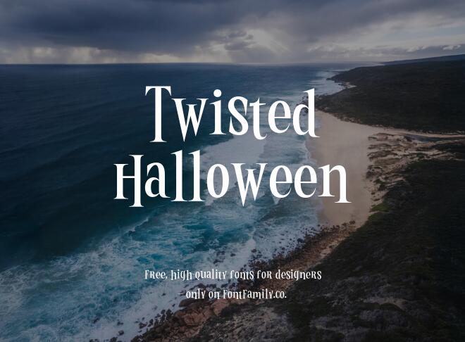 Twisted Halloween Font