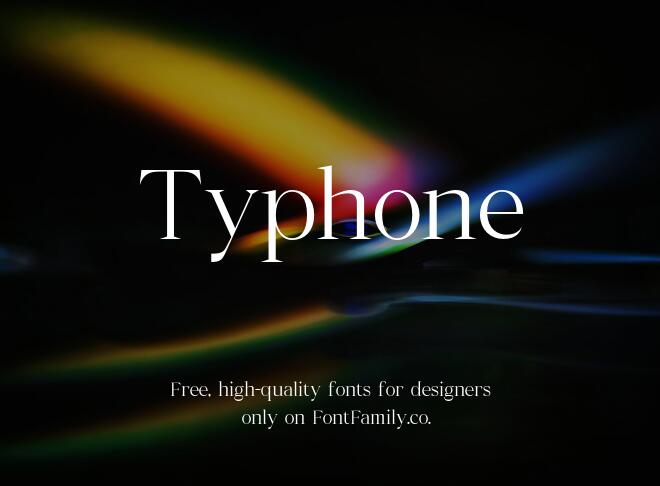 Typhone Font