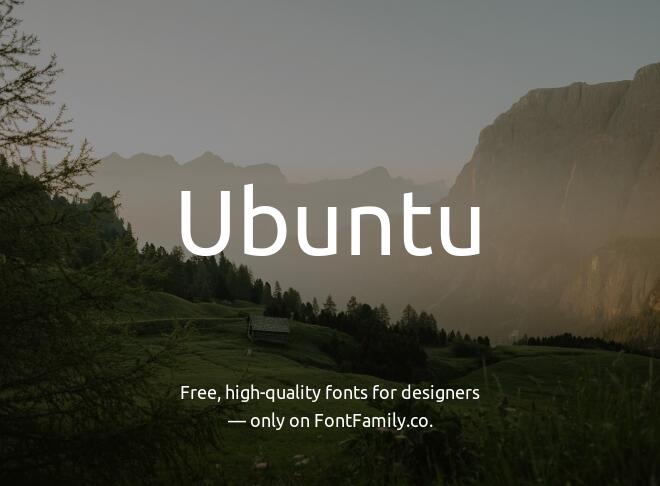 Ubuntu Font