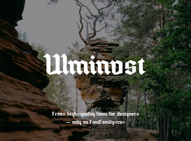Ulminost Font