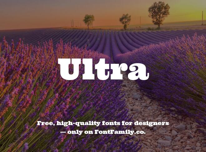 Ultra Font