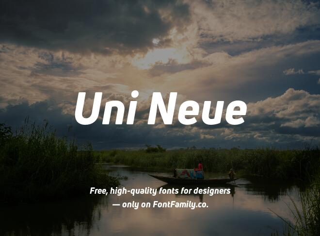 Uni Neue Font
