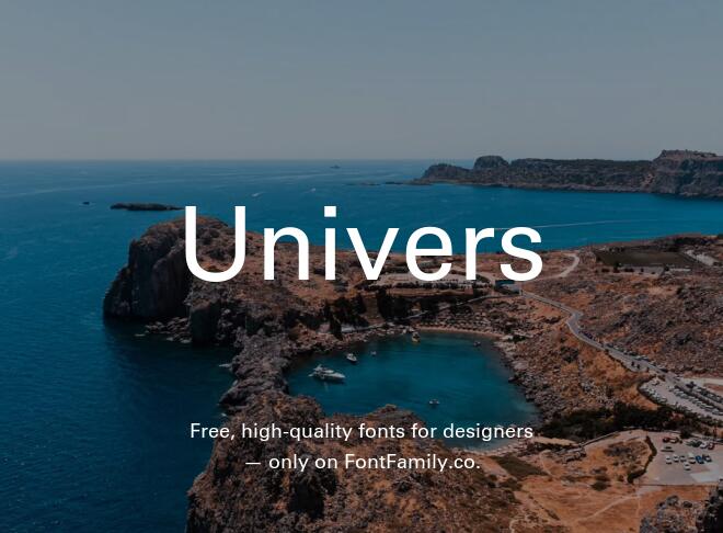Univers Font