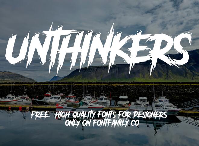 Unthinkers Font