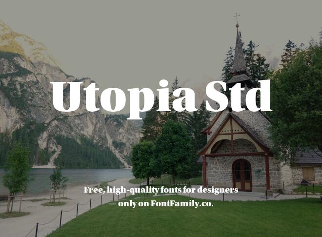 Utopia Std Font