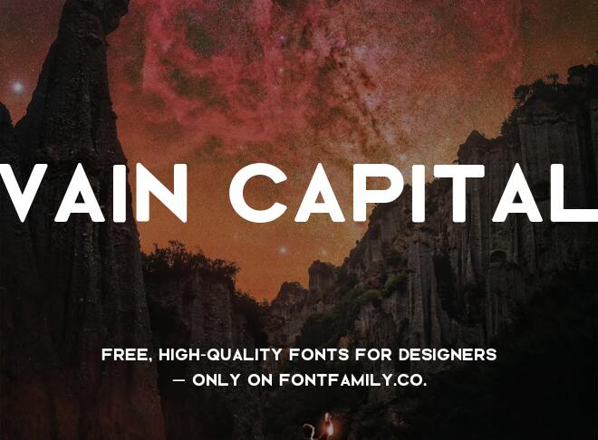 Vain Capital Font
