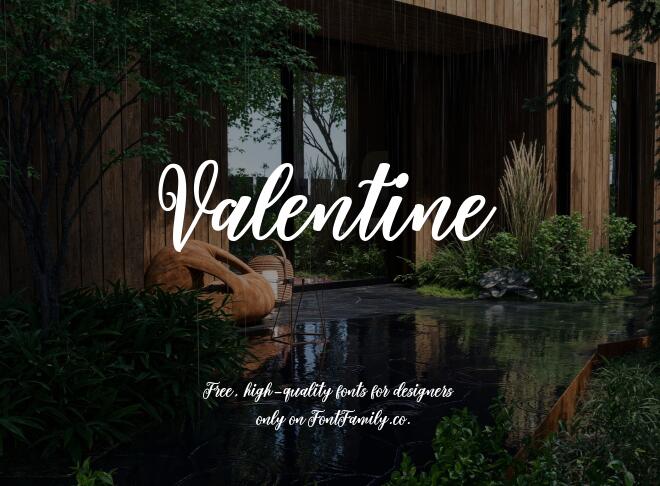 Valentine Font