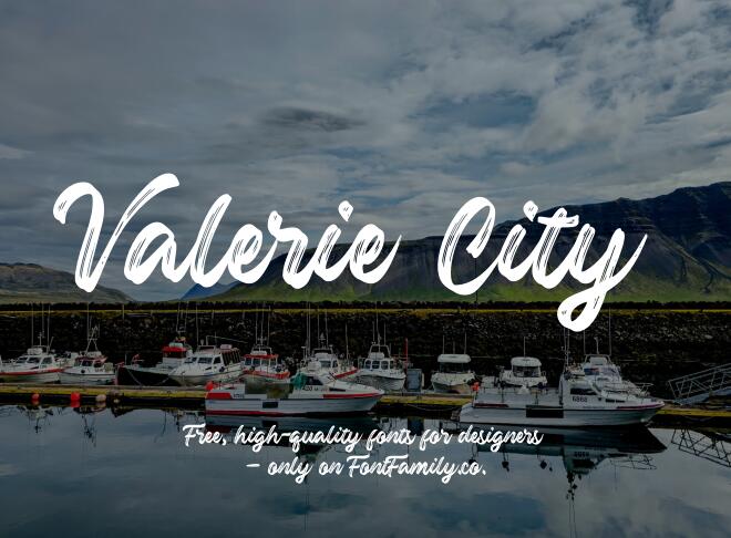 Valerie City Font