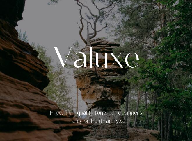 Valuxe Font