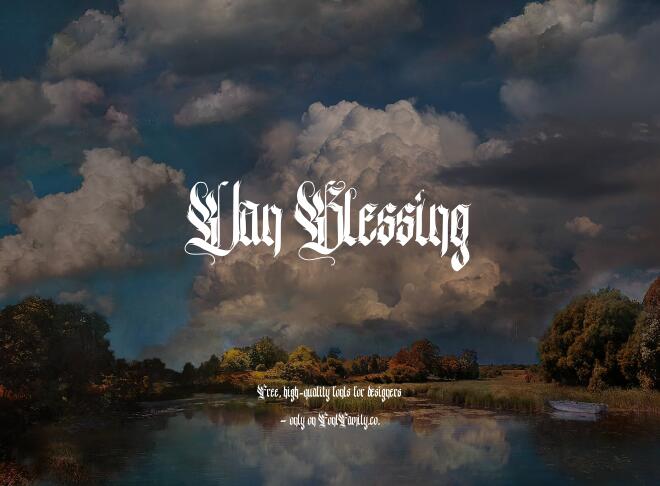 Van Blessing Font