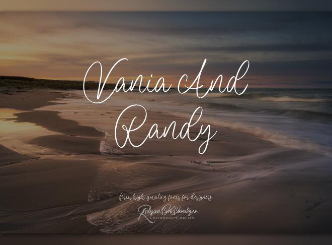 Vania And Randy Font