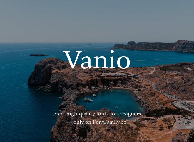Vanio Font