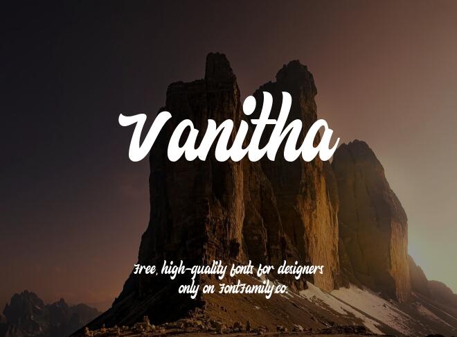 Vanitha Font