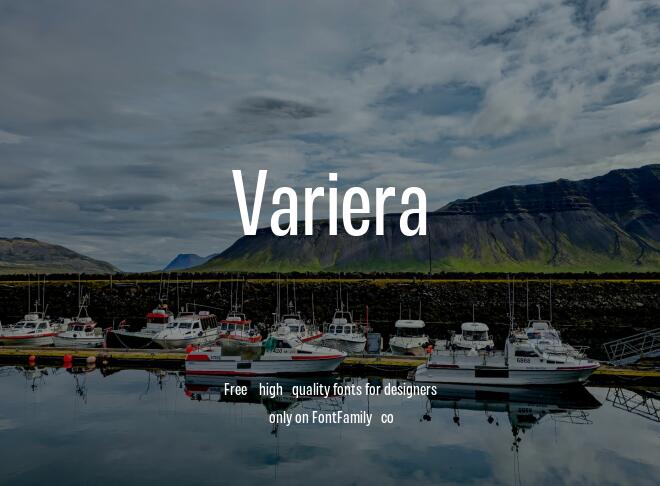 Variera Font