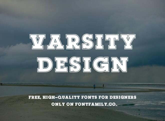 Varsity Design Font