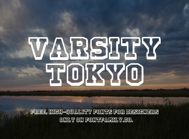 Varsity Tokyo Font