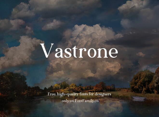 Vastrone Font