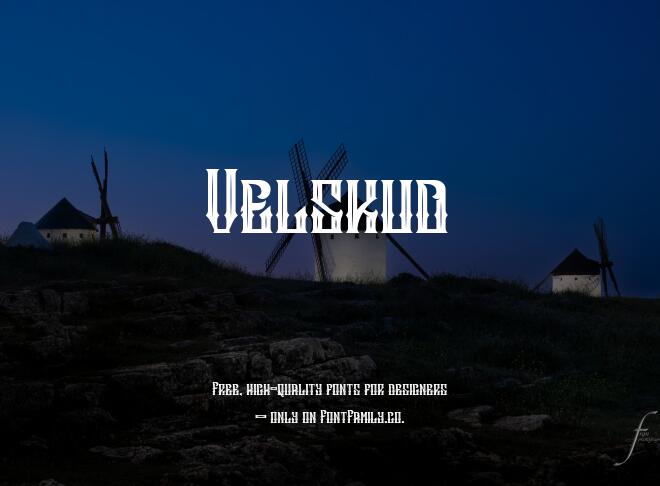 Velskud Font