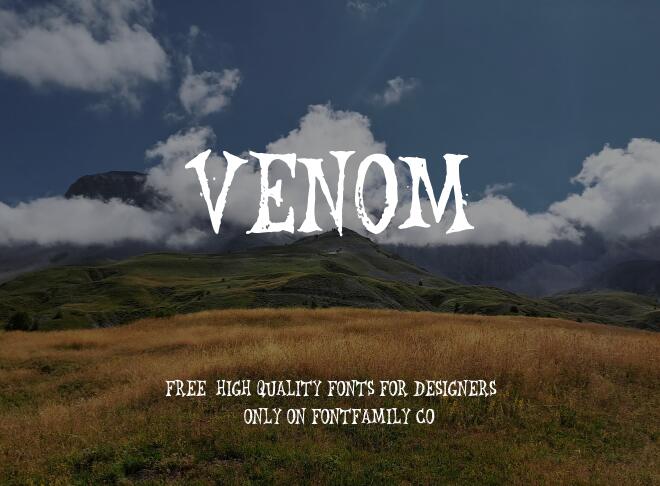 Venom Font