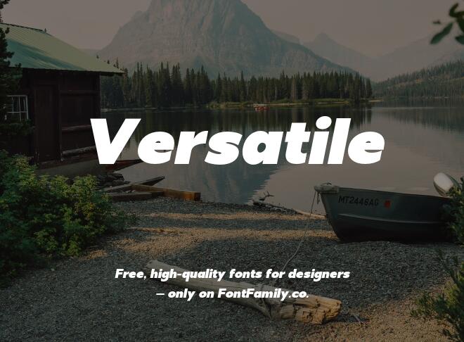 Versatile Font