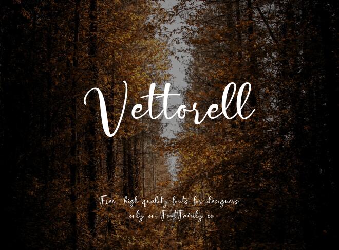 Vettorell Font