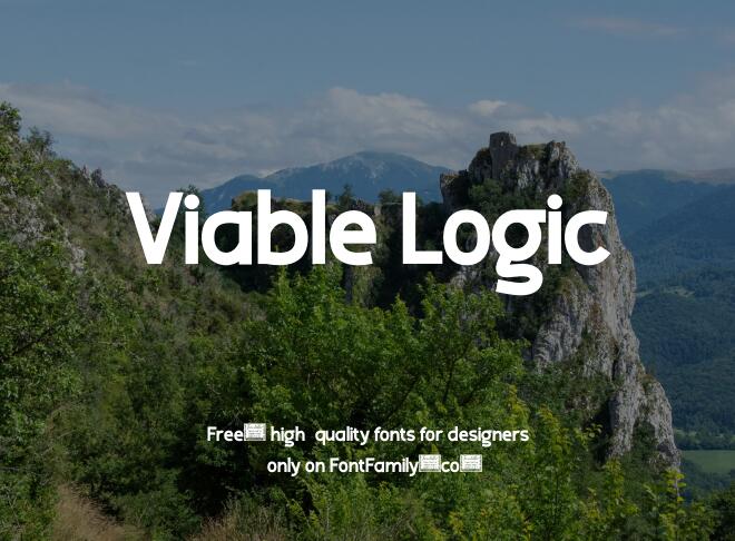 Viable Logic Font