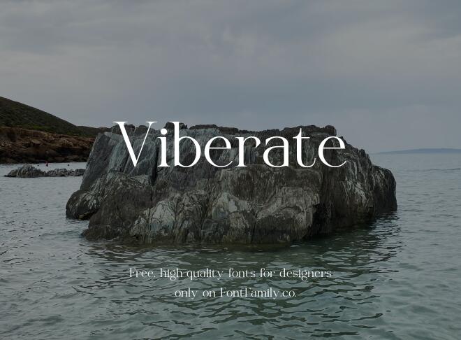 Viberate Font