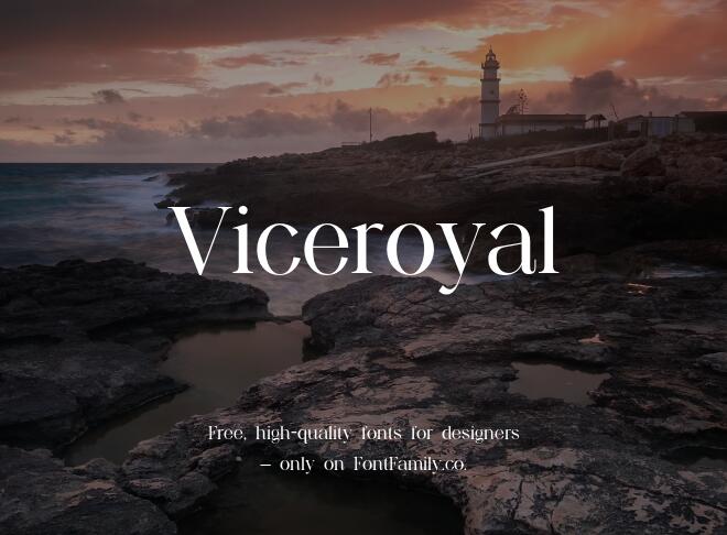Viceroyal Font