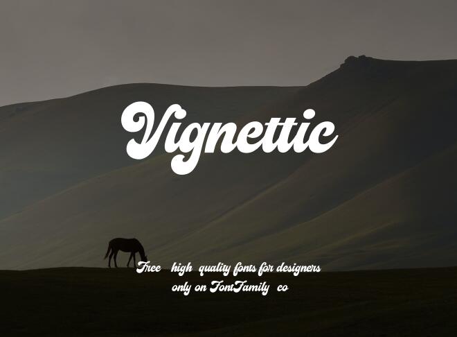 Vignettic Font