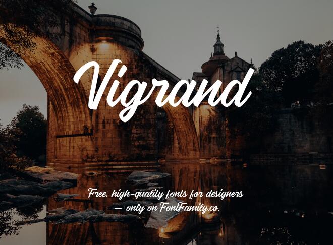 Vigrand Font