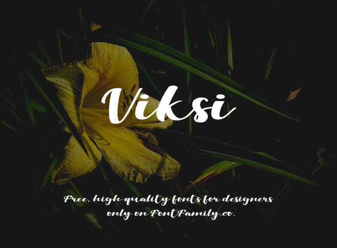 Viksi Font
