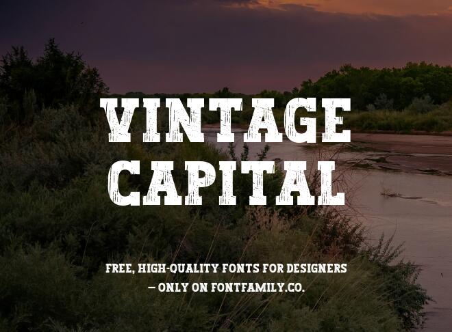 Vintage Capital Font
