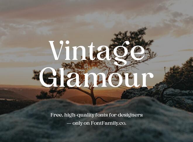 Vintage Glamour Font