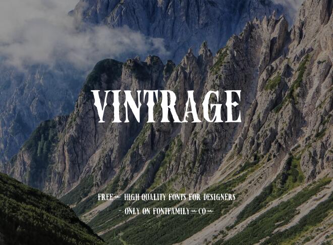 Vintrage Font