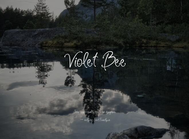Violet Bee Font