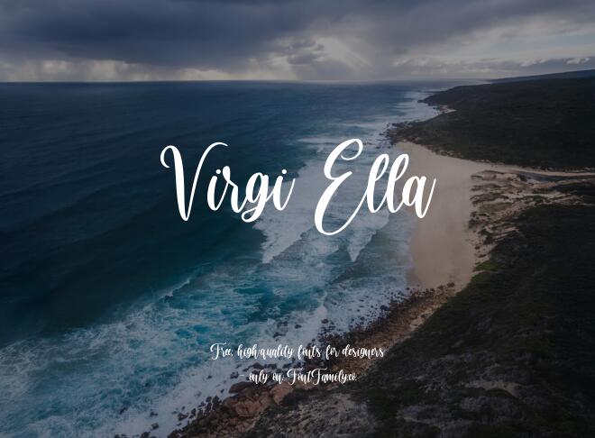 Virgi Ella Font