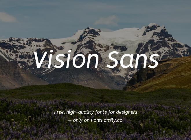 Vision Sans Font