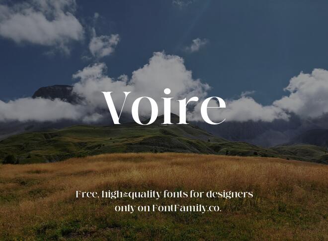 Voire Font