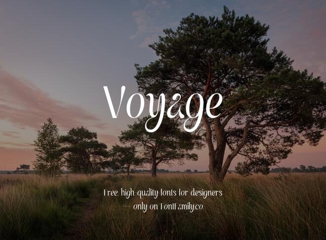 Voyage Font