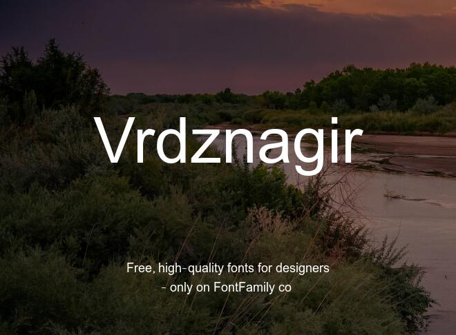 Vrdznagir Font