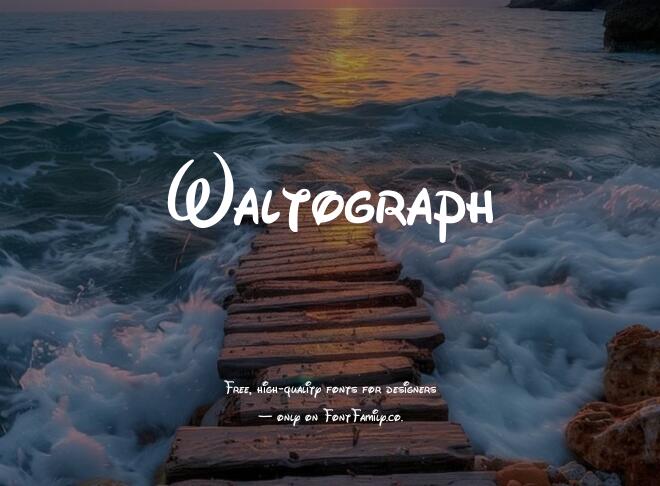 Waltograph Font