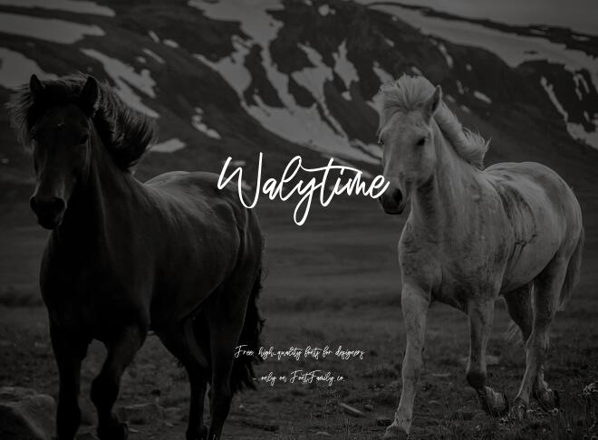 Walytime Font