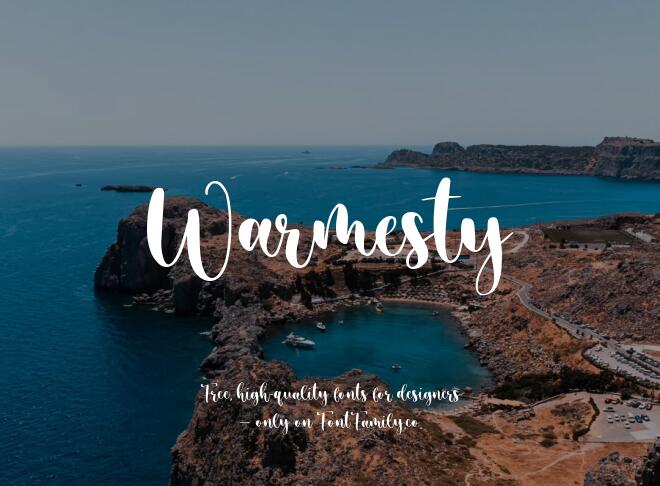 Warmesty Font