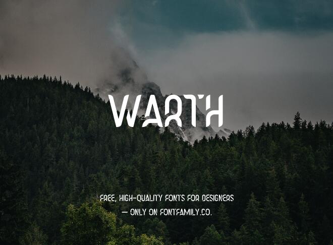 Warth Font